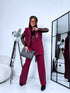 Komplekts "INTENSE 22666" - veste + bikses - BORDO